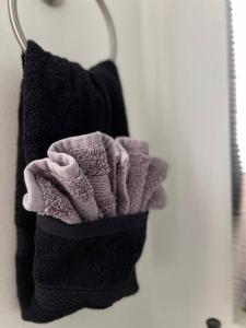 a towel is hanging on a towel rack at Timelessly restored home - entirely yours to enjoy in Billings