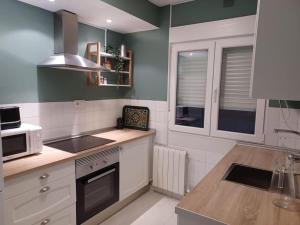 A kitchen or kitchenette at Reformado, cómodo y funcional en Medina del Campo Még 10 kép