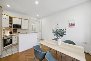 A kitchen or kitchenette at Big spacious central apartment in Vienna