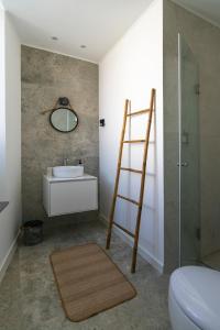 Koupelna v ubytování Casas da Oliveira