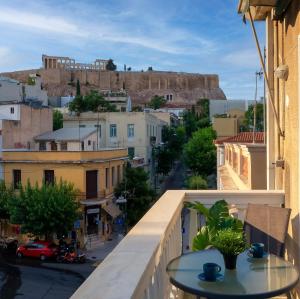 Balkón alebo terasa v ubytovaní Acropolis apartment with a unique view 2