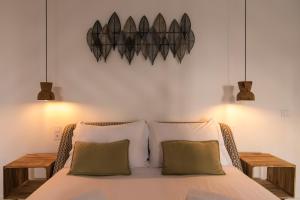 Postel nebo postele na pokoji v ubytování Casas da Oliveira