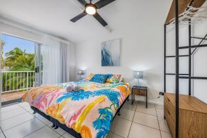 Postel nebo postele na pokoji v ubytování Beachcomber Peregian Beach + 37 fotografií