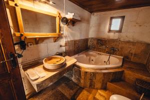 Baðherbergi á Hanzade Cappadocia