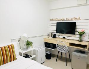 TV o dispositivi per l'intrattenimento presso Bayshore Inn