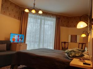 TV a/nebo společenská místnost v ubytování Hotel Pils with Self-Check in