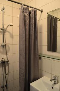 Koupelna v ubytování Hotell Skinnargården