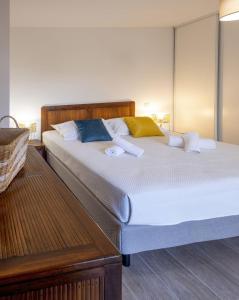 Postel nebo postele na pokoji v ubytování Villa Renajolo 6 pers 3 min plage en voiture