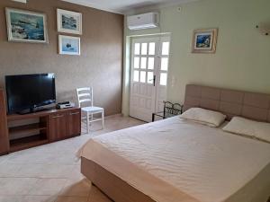 Posteľ alebo postele v izbe v ubytovaní Seaside Villa Mia Trogir + 37 fotografií