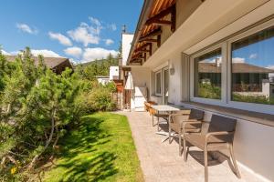 Balkón nebo terasa v ubytování Residence Prapoz