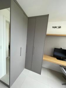 Un baño de Apartamento 2 quartos c/ Piscina 3 Ar-condicionado