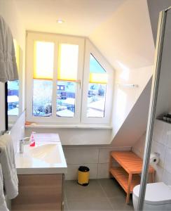 Koupelna v ubytování Apartments mit Flair