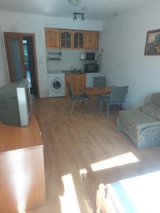A kitchen or kitchenette at Studio and 1bedroom apartment Burgas - Economy