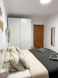 Posteľ alebo postele v izbe v ubytovaní Villa Happiness - Luxury chalet with sea view