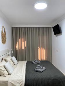 Posteľ alebo postele v izbe v ubytovaní Villa Happiness - Luxury chalet with sea view