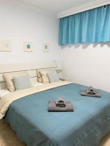 Posteľ alebo postele v izbe v ubytovaní Villa Happiness - Luxury chalet with sea view