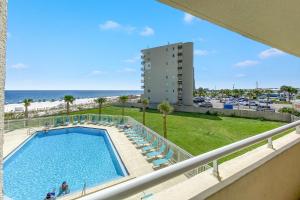 a view of a swimming pool and the ocean at Perdido Sun 212 in Perdido Key