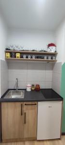 Кухня или мини-кухня в KovacInalux Apartmani
