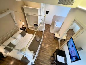 Televízia a/alebo spoločenská miestnosť v ubytovaní Grand Hotel Impero - Wellness & Exclusive SPA