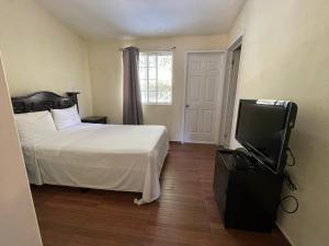 A television and/or entertainment centre at Hotel Real Home