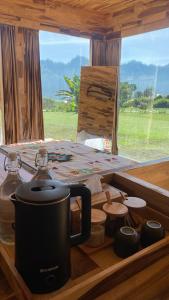 Nespecifikovaný výhled na hory nebo výhled na hory při pohledu z bed and breakfast