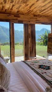 Nespecifikovaný výhled na hory nebo výhled na hory při pohledu z bed and breakfast