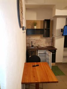 Kitchen o kitchenette sa Pension Prem