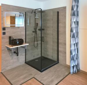 Koupelna v ubytování Apartment Steirawohnzimmer