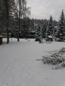Hotel ČESKÁ FARMA v zime