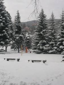 Hotel ČESKÁ FARMA v zime