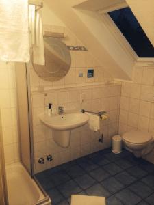 Koupelna v ubytování Hotel Friesenhof
