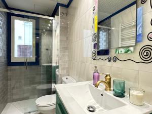 Łazienka w obiekcie Apartamento Axpelarru
