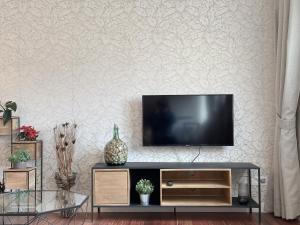 Telewizja i/lub zestaw kina domowego w obiekcie Apartamento Axpelarru