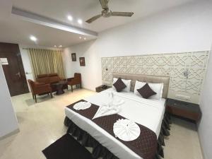 Postel nebo postele na pokoji v ubytování Hotel Goa Continental - Baga