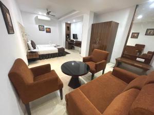 Posezení v ubytování Hotel Goa Continental - Baga
