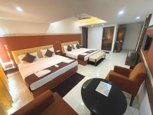Postel nebo postele na pokoji v ubytování Hotel Goa Continental - Baga