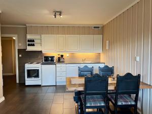 Kuchyň nebo kuchyňský kout v ubytování Fanitullen Apartments
