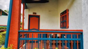 Balkón nebo terasa v ubytování Hotel Dulce Campestre