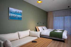 Voodi või voodid majutusasutuse Hotel 1700 toas