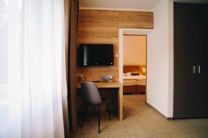 TV a/nebo společenská místnost v ubytování Hotel SKI