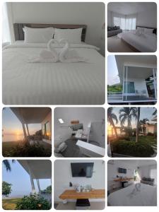 Кровать или кровати в номере White house bailan resort
