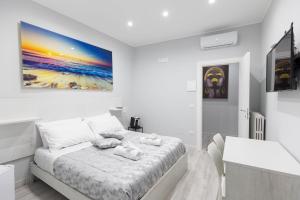 Postel nebo postele na pokoji v ubytování B&B Chiaro di Luna