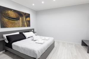 Postel nebo postele na pokoji v ubytování B&B Chiaro di Luna