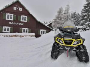 Berghof - horská chata v zimě