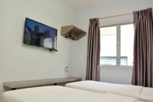 Μια τηλεόραση ή/και κέντρο ψυχαγωγίας στο DUTA HOTEL