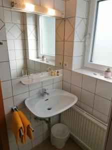 Kúpeľňa v ubytovaní Ferienwohnung Saunahaus