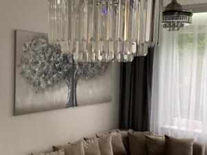 Część wypoczynkowa w obiekcie Jurata Apartament Glamour