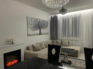 Część wypoczynkowa w obiekcie Jurata Apartament Glamour