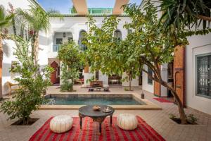 Zahrada ubytování Riad les remparts de la kasbah