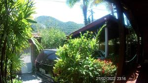 En generel udsigt til bjerge eller udsigt til bjerge taget fra feriehuset